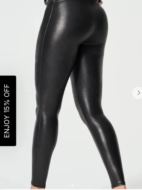 SPANXshape™ black Faux Leather
Leggings - Picture 2 of 9